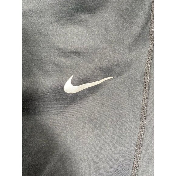 Nike Dri-Fit Black Mesh Panel Active Leggings Women’s Size XL - Picture 11 of 16